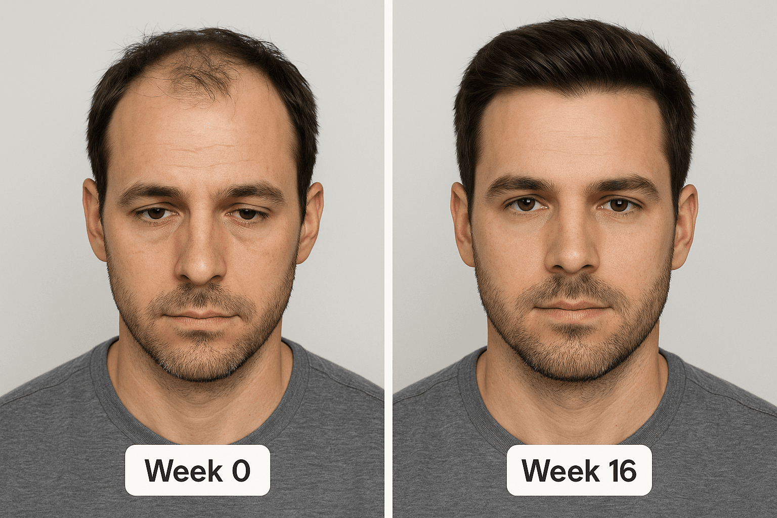 Before and after transformations Javier