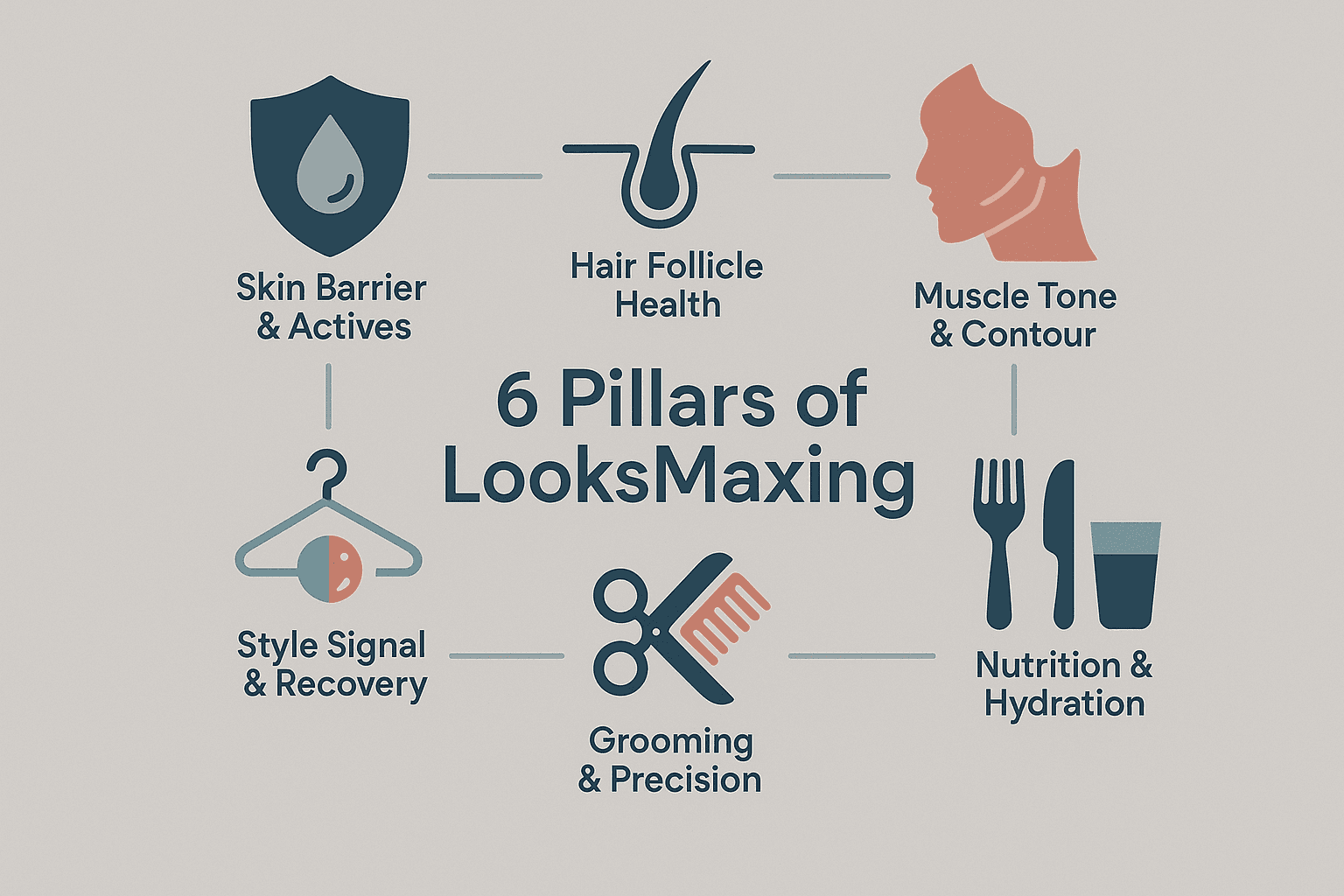 6 pillars of looksmaxing